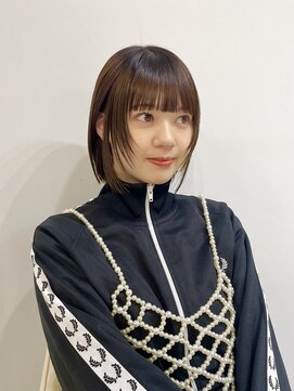 メゾンアクア 表参道(Maison ACQUA) ◎ミニボブ縮毛矯正髪質改善ストレート顔まわりレイヤーカット