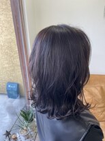 エルフゥ(Elle fou)&nbsp;アメジストカラー　ミディアムボブ