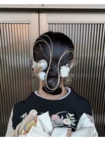 アールトゥーヘアー(art To Hair)&nbsp;成人式セット/タイトシニヨン/艶セット/タイトヘア