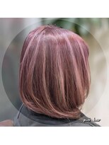 ピヴォヘアー(pivo hair)&nbsp;ハイライト  ピンクベージュ   ダブルカラー