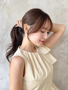 アフロート ルヴア(AFLOAT RUVUA) ＊20代30代40代◎結んだ時も可愛い前髪顔周りレイヤー小顔カット