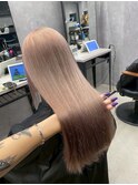 うる艶ミルクティーカラー