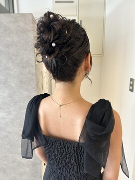 ムーン バイ ケンジ(moon by KENJE) 【Nanaka】ゆるふわアップスタイル