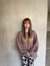 【小川真歩限定】　ダブルカラー＋トリートメント(カット別、ブロー込み)