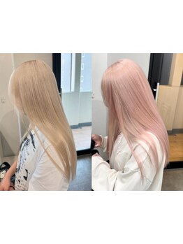 ケアブリーチを使ったダブルカラーが大人気♪細かなニュアンスで理想を再現☆