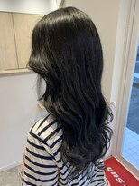 アズールサン 草加西口店(azule-sun)&nbsp;ブルーブラック,艶カラー,ロング【草加】