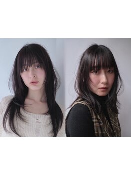 伸ばし中でも雰囲気を変えたい方に!ロングでも重くならないナチュラルなゆるふわStyleをカットだけで実現♪