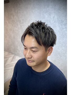 ラルス(Larus) MEN’S HAIR/ショート/アップバング/メッシュ/本八幡