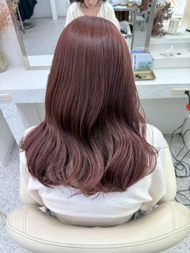 ロマーリ(LOMARLIE) 学生OL主婦ミセス/ピンクブラウンブリーチなしダブルカラー