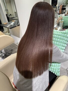 レヴリー(reverie) 髪質改善トリートメント暖色系カラー韓国レイヤーハッシュカット