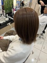 カール 鶴川店(K：R)&nbsp;レイヤーボブ美髪くびれワンカールシルキーベージュ