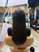 クレップスヘアーヒマワリ(CRE'PS HAIR HIMAWARI)&nbsp;縮毛矯正ロング/縮毛矯正ビフォーアフター