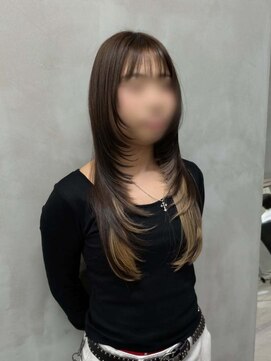 エント(ent) レイヤーカット＊インナーカラー