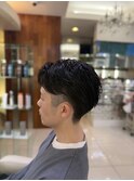 短髪×パーマなしナチュラル束感