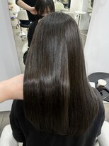インデックスヘアー 錦糸町店(in'dex hair)&nbsp;髪質改善グレージュカラーカーキベージュレイヤーロング錦糸町