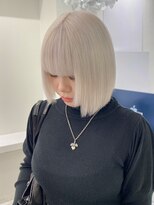 ベレーザ 川越(Beleza) 11074_ホワイトアッシュミルクティーベージュショートボブ