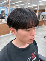 ルースト 南堀江店(ROOST) MEN'S/リバースセンターパート/ニュアンスパーマ/南堀江