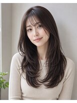 MUTE 縮毛矯正  たまプラーザ店【7/1 OPEN(予定)】&nbsp;ロング/ハイレイヤー/マロンブラウン