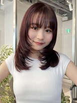 トリッカ シブヤ(TRICCA SHIBUYA)&nbsp;顔わまりレイヤー/小顔ヘア/似合わせ/艶カラー/髪質改善/暖色