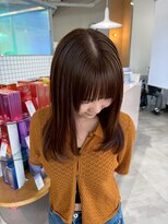 ルトワプラス(Lutowa plus)&nbsp;ダークパープル/ナチュラルショート/ミルクブラウン/夏/カラー