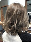 イールオリジナルブルーアッシュボブ