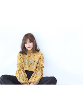 ヘアー アイス ルーチェ(HAIR ICI LUCE) 春カラー ベージュ アッシュ ボブ ドライヘア