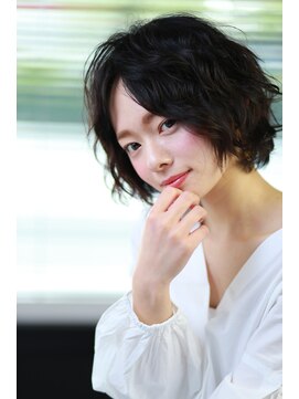 アミュエン バイ ティオル(Amu en by Tioll) 《Amu.en》大人かわいい無造作パーマボブ