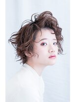 ルーシー ヘアデザインワークス(Lucy Hair Design Works)&nbsp;クシャレヘア×伸ばしかけワンカール