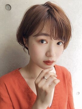 サンド 表参道(sand) 前髪あり可愛い丸みショート