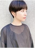 【December】黒髪 マニッシュショート アッシュブラウン♪