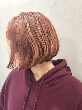 アッシュタカサキ(ash takasaki) 20代30代40代★小顔◎前下がり♪ピンクカラー×丸みショート