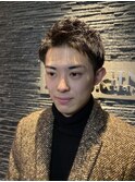２ブロックベリーショートアイロンパーマ