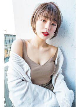 サングース(Sungoose) 大人ショート＃前髪くびれイメチェンラベンダーカラー