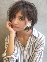 ロット 横浜(lot)&nbsp;小顔こなれショート×似合わせカット×ダークアッシュ[横浜駅]