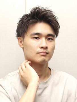 ヘアーアンドグルーミング ヨシザワインク(HAIR&GROOMING YOSHIZAWA Inc.) 【ヨシザワ人形町】爽やかツーブロックアップバングスタイル