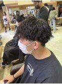 ツイストスパイラル 刈り上げ メンズマッシュ