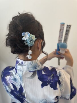 ラビス クローバー(Lovis clover) 《RIN》ヘアセット×浴衣着付け