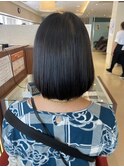 ブラックカラー×ボブ