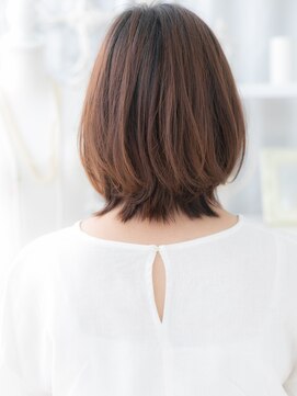 モッズヘア 越谷西口店(mod's hair) ■ミルクティーアッシュ段カットくびれボブ308★越谷30代40代!