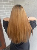 【お悩み解決!】くせ毛×ハイトーンも可能に!酸性ストレート♪