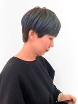 アッシュ 町田駅前通り店(Ash)&nbsp;レディースショート×ブルー