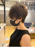 ショートヘア/大人可愛い/前髪なし/20代30代40代