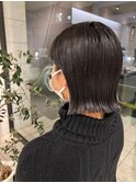 切りっぱなしボブ