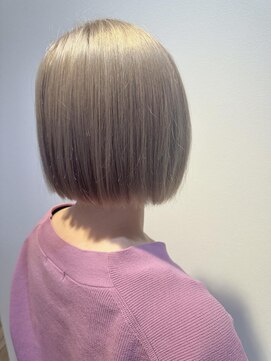 ネオヘアー 曳舟店(NEO Hair) ホワイトグレージュ/ボブ