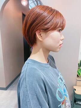 シビバイレボ(CIBI by revo) 地毛風カラー/ナチュラルレイヤーカット/ショートボブ[船橋]