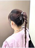 タイトアレンジ/ポニーテールアレンジ/リボンアレンジ