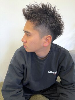 スリー(THREE)の写真/<高幡不動駅3分>メンズカットに定評アリ★トレンドをおさえ《シンプルかつカッコいい》スタイルを叶える♪