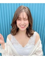 ニスル 町田店(NISURU)&nbsp;似合わせカット/大人ガーリー/ダークアッシュ/着物/町田/町田駅