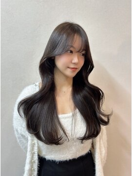 ユニ 表参道(uni) #34/前髪/アンブレラカラー/こなれミディ/イメチェン/ウェーブパ