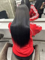 キング 枚方店(K!ng)&nbsp;縮毛矯正髪質改善ハイライトレイヤーカット枚方美容室エクステ